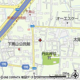 大阪府堺市美原区多治井162周辺の地図