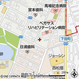 大阪府堺市西区浜寺船尾町東4丁85周辺の地図