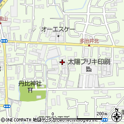 大阪府堺市美原区多治井251周辺の地図