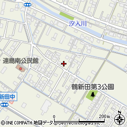 岡山県倉敷市連島町鶴新田1075周辺の地図