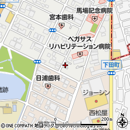 大阪府堺市西区浜寺船尾町東4丁86周辺の地図