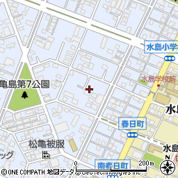 岡山県倉敷市連島1丁目周辺の地図