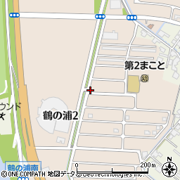 岡山県倉敷市鶴の浦周辺の地図