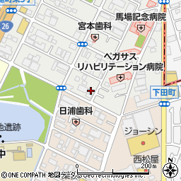 大阪府堺市西区浜寺船尾町東4丁67周辺の地図