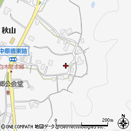 広島県広島市安佐北区白木町秋山432周辺の地図