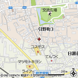 大阪府堺市東区引野町3丁131周辺の地図