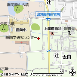 奈良県桜井市太田周辺の地図