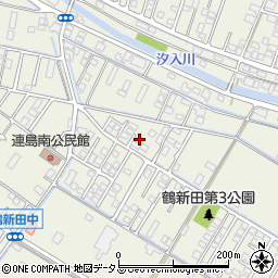 岡山県倉敷市連島町鶴新田1076-4周辺の地図
