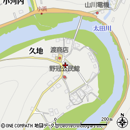 広島県広島市安佐北区安佐町久地7127周辺の地図