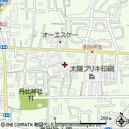 大阪府堺市美原区多治井251-6周辺の地図