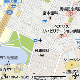 大阪府堺市西区浜寺船尾町東4丁65周辺の地図