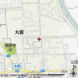 大阪府堺市美原区大饗200周辺の地図