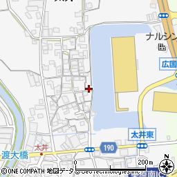 大阪府堺市美原区太井321周辺の地図