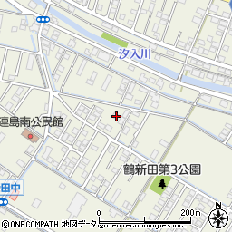 岡山県倉敷市連島町鶴新田1075-1周辺の地図