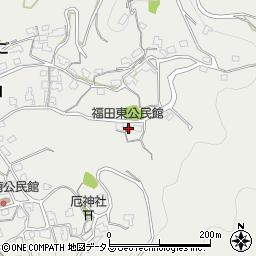 福田東公民館周辺の地図