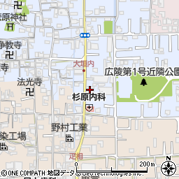 奥本倉庫周辺の地図