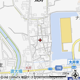 大阪府堺市美原区太井295周辺の地図