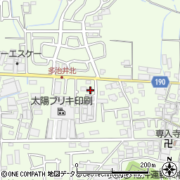 大阪府堺市美原区多治井286周辺の地図