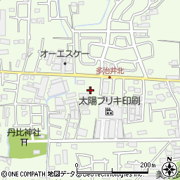 大阪府堺市美原区多治井247周辺の地図