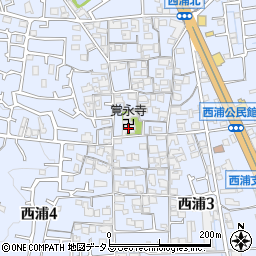 覚永寺周辺の地図