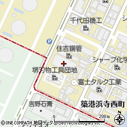 住吉鋼管株式会社　堺工場周辺の地図