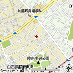 大阪府堺市北区百舌鳥陵南町3丁146周辺の地図