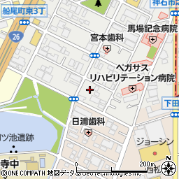 大阪府堺市西区浜寺船尾町東4丁59周辺の地図