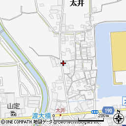 大阪府堺市美原区太井248-2周辺の地図
