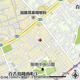大阪府堺市北区百舌鳥陵南町3丁144周辺の地図