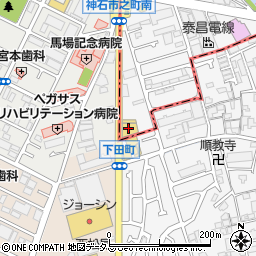 ジャパン堺浜寺店周辺の地図