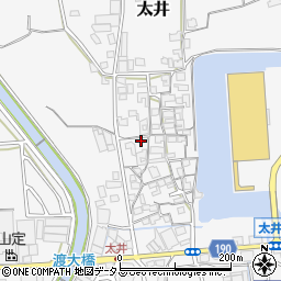 大阪府堺市美原区太井255周辺の地図