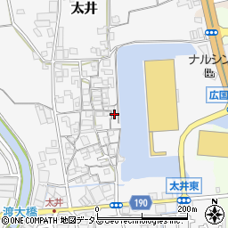 大阪府堺市美原区太井317-3周辺の地図