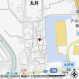 大阪府堺市美原区太井318-1周辺の地図