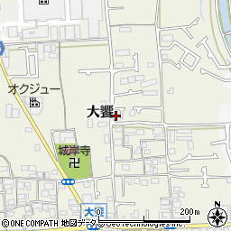 大阪府堺市美原区大饗57-27周辺の地図