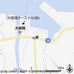香川県小豆郡土庄町大部甲周辺の地図