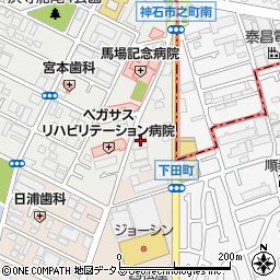 大阪府堺市西区浜寺船尾町東4丁260周辺の地図