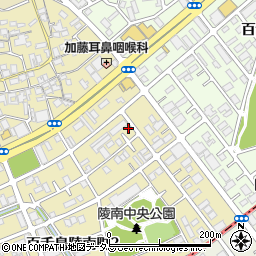 大阪府堺市北区百舌鳥陵南町3丁135周辺の地図