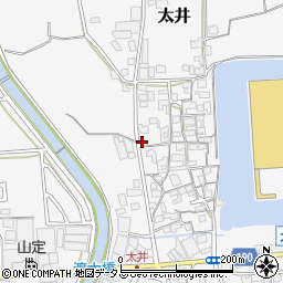 大阪府堺市美原区太井247-3周辺の地図