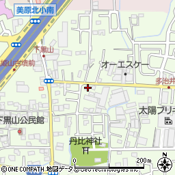 大阪府堺市美原区多治井180-8周辺の地図