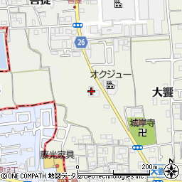 大阪府堺市美原区大饗271-3周辺の地図