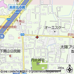 大阪府堺市美原区多治井180-3周辺の地図