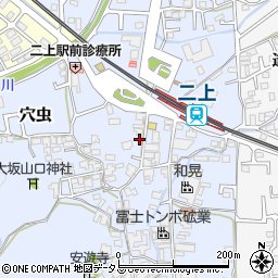 奈良県香芝市穴虫5-5周辺の地図