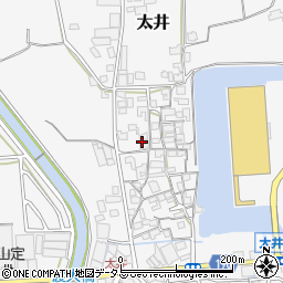 大阪府堺市美原区太井303周辺の地図