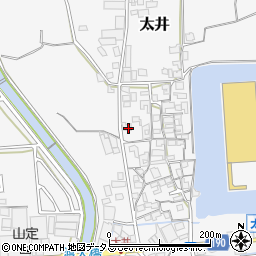 大阪府堺市美原区太井300-1周辺の地図