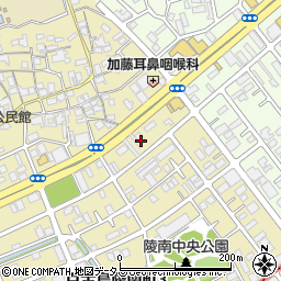 大阪府堺市北区百舌鳥陵南町3丁164周辺の地図