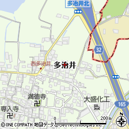 大阪府堺市美原区多治井521周辺の地図