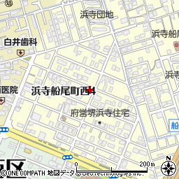 東洋カーマックス浜寺船尾町西第２駐車場周辺の地図