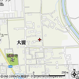 大阪府堺市美原区大饗59-12周辺の地図