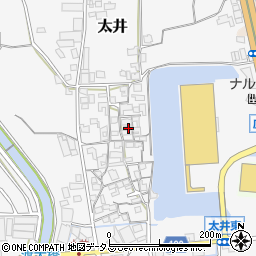 大阪府堺市美原区太井310周辺の地図