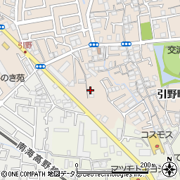 大阪府堺市東区引野町3丁22周辺の地図